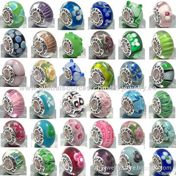 Glass charm beads, we can make crystal, glass, glaze, wooden gemstone charms beads